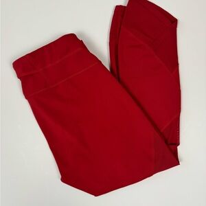 Athleta Red Leggings Size Small